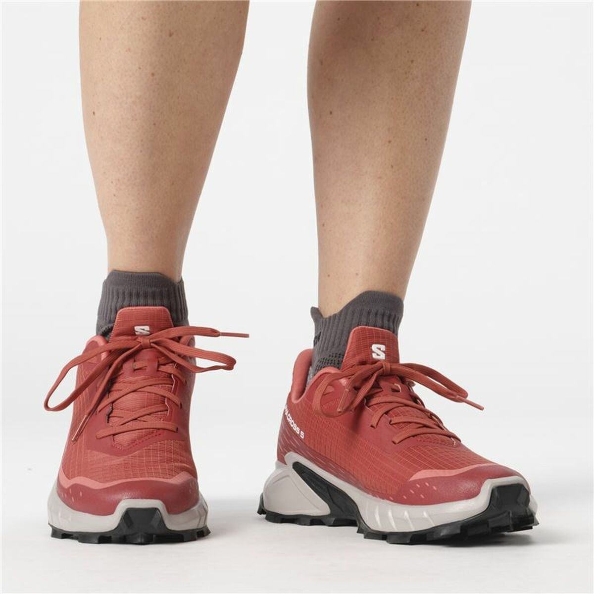 Scarpe Sportive da Donna Salomon Alphacross 5 Rosso