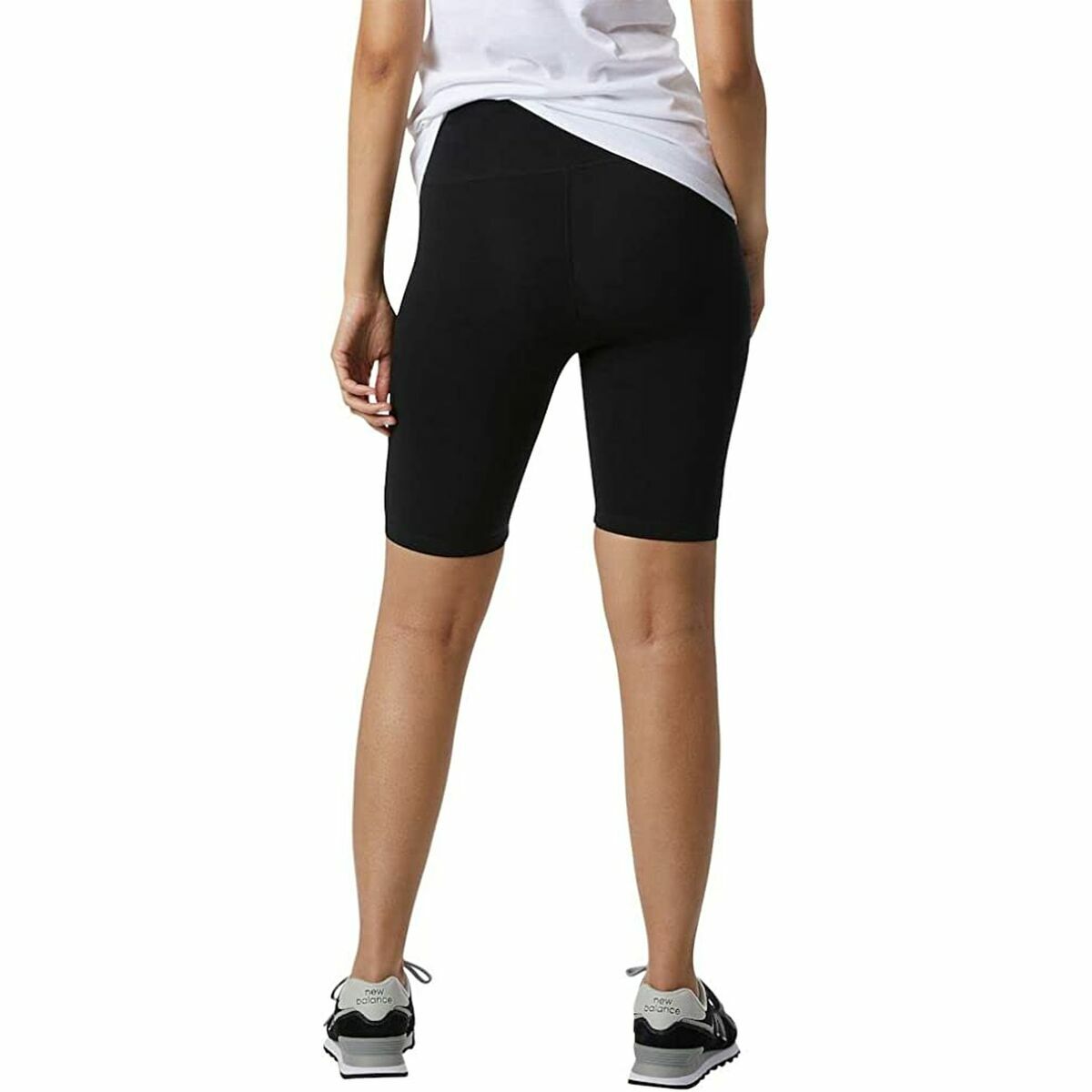 Leggings Sportivo da Donna New Balance Essentials Stacked Fitted Nero