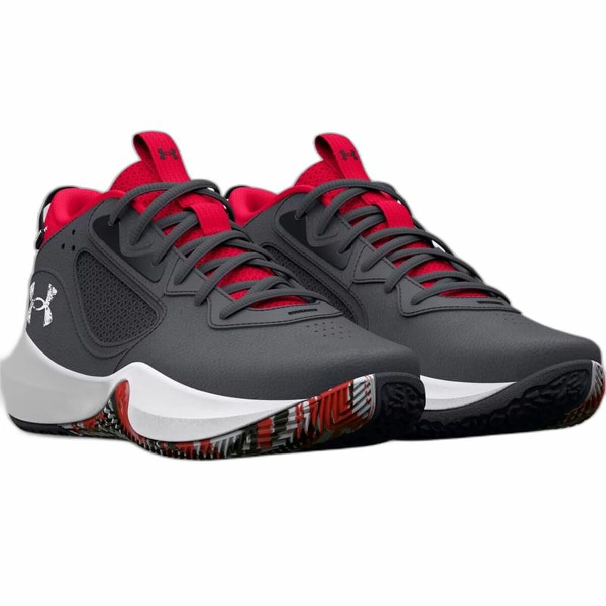 Scarpe da Basket per Adulti Under Armour Gs Lockdown Grigio