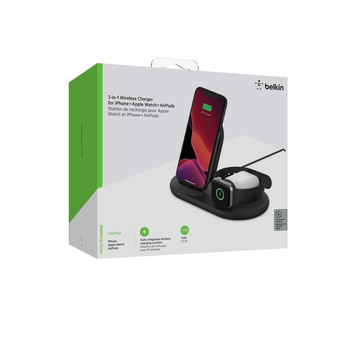 Caricabatterie Senza Fili Belkin Boost Charge Nero 5 W (1)