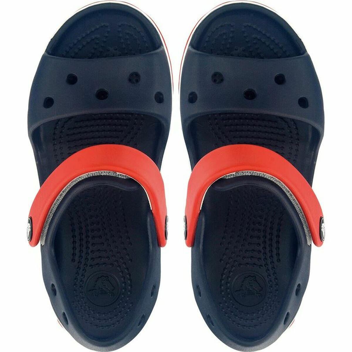 Sandali per Bambini Crocs Crocband Blu scuro