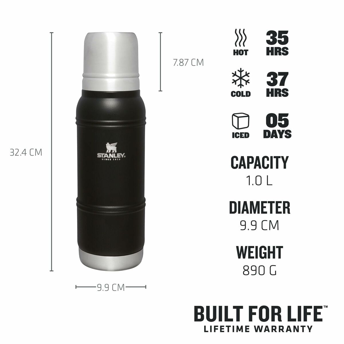 Thermos Stanley The Artisan 1,4 L Nero
