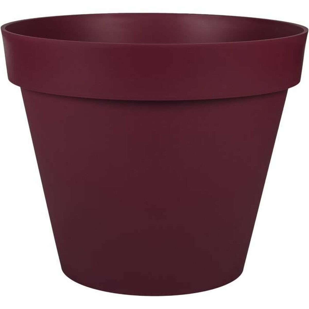Vaso EDA Ø 41 cm Rosso Scuro Plastica Rotondo Moderno