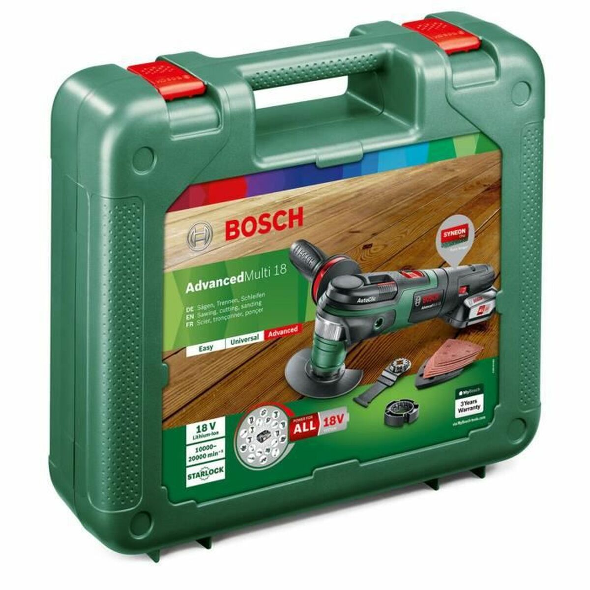 Multi-utensile BOSCH Advancedmulti 18 Verde 18 V