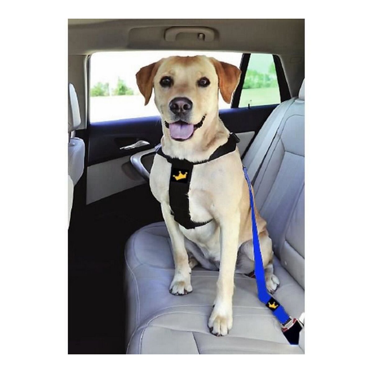Imbracatura per Cani Animals and Car Nero 32 cm 50-70 cm