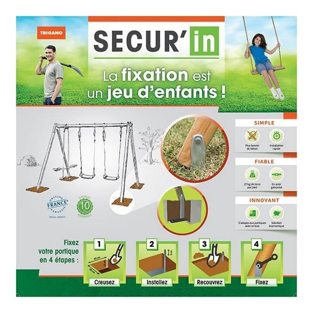 Piastra di Fissaggio Trigano J-900590