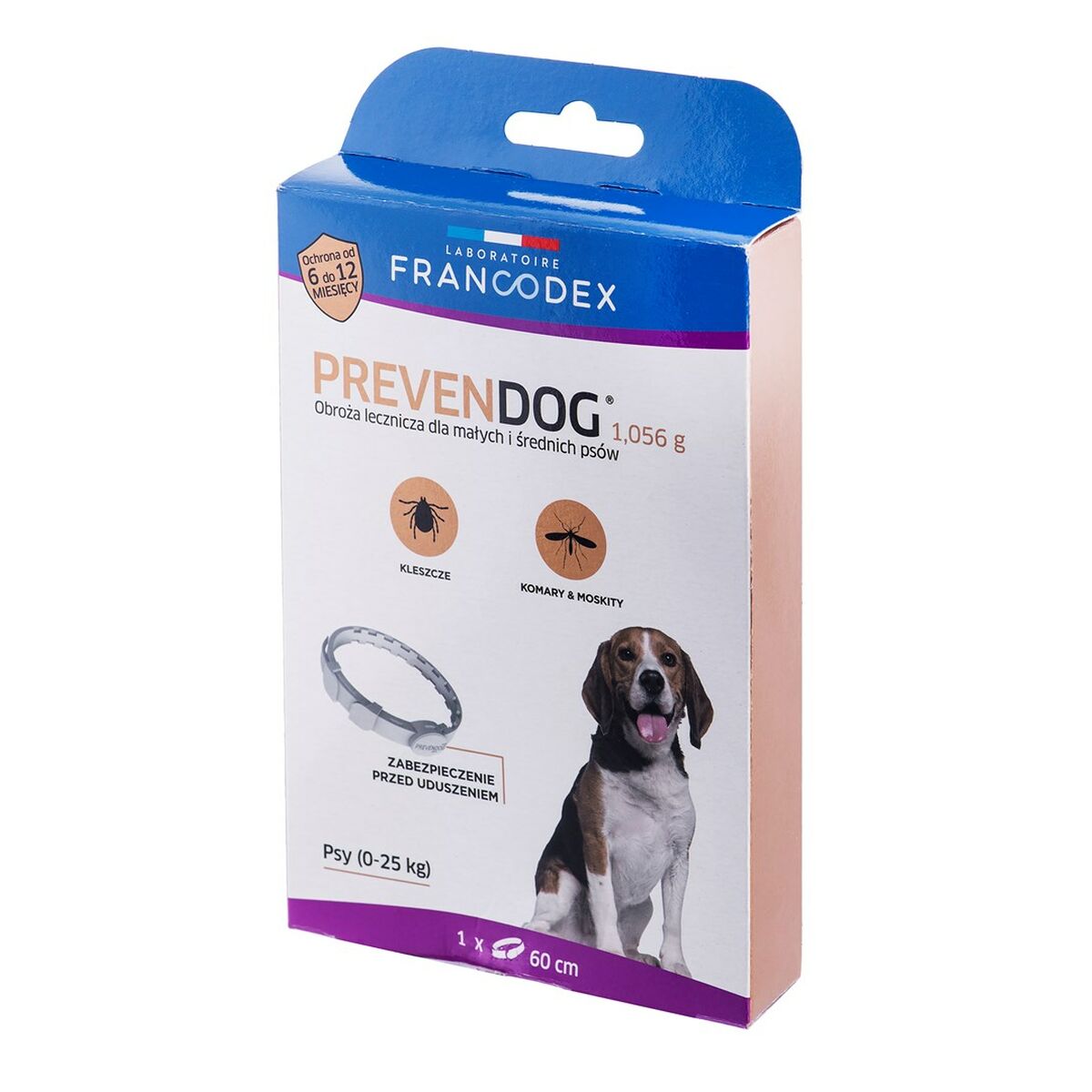 Collare antiparassitario Francodex PrevenDog Zecche