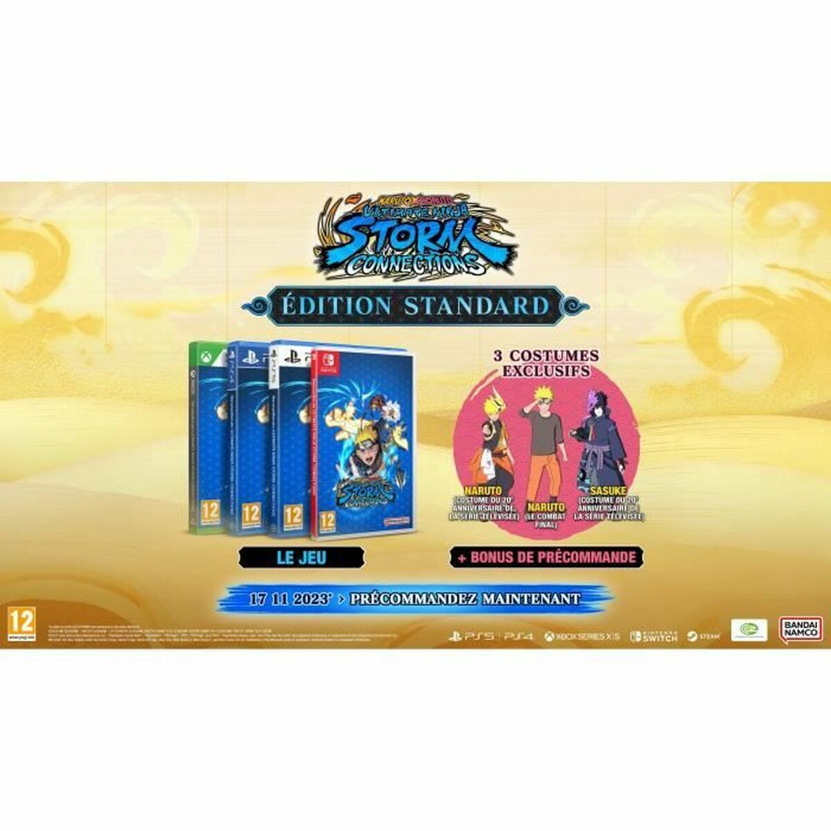 Videogioco PlayStation 5 Bandai Namco Naruto x Boruto: Ultimate Ninja - Storm Connections Standard Edition (FR)