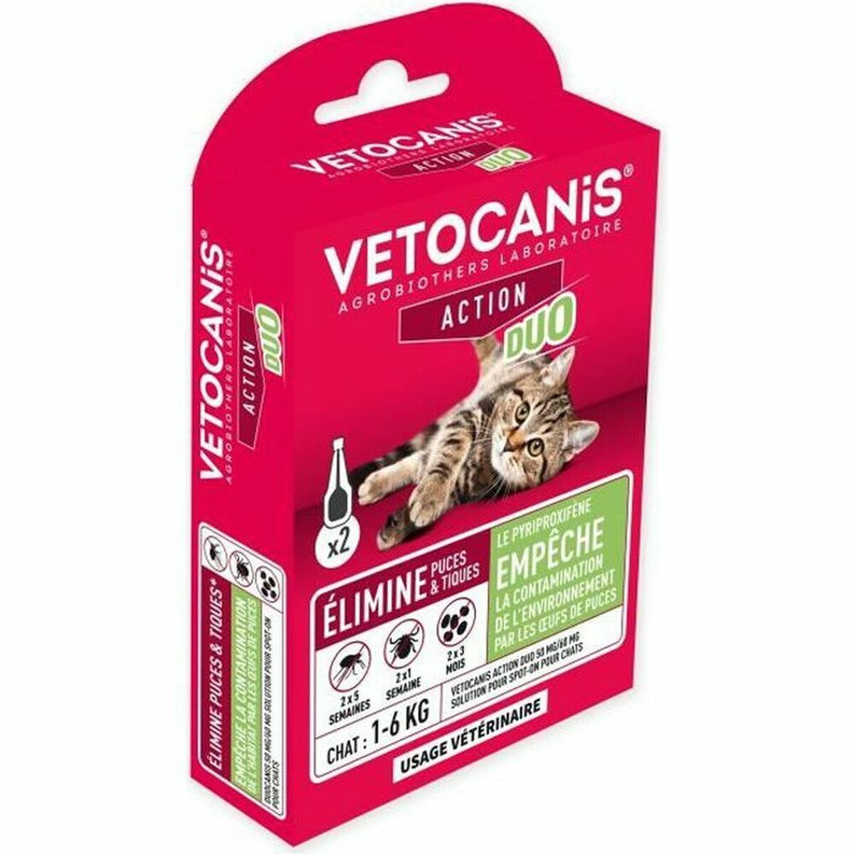 Anti-parassiti Vetocanis Duo 2 Unità
