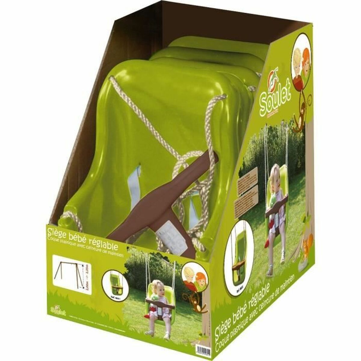 Sedile da altalena Soulet Verde