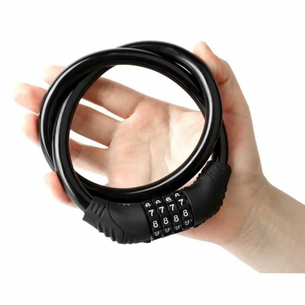 Cavo con lucchetto Beeper ME129-12 Nero