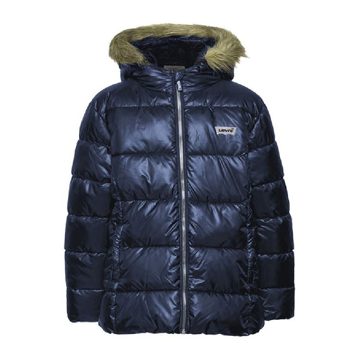 Giacca Sportiva da Bambini Levi's Fur Puffer Girl Blu scuro