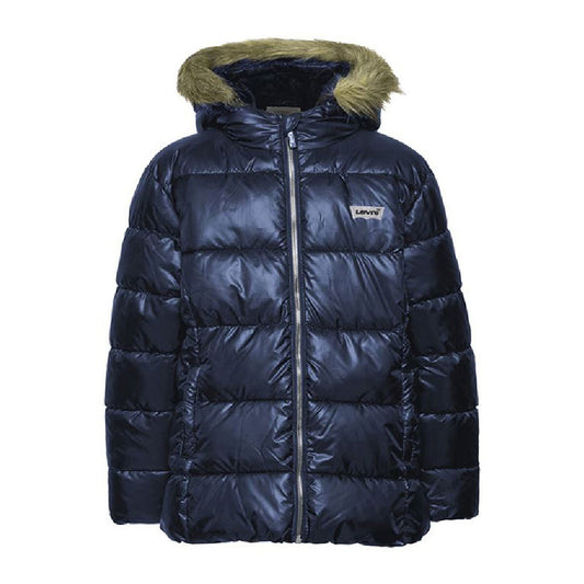 Giacca Sportiva da Bambini Levi's Fur Puffer Girl Blu scuro