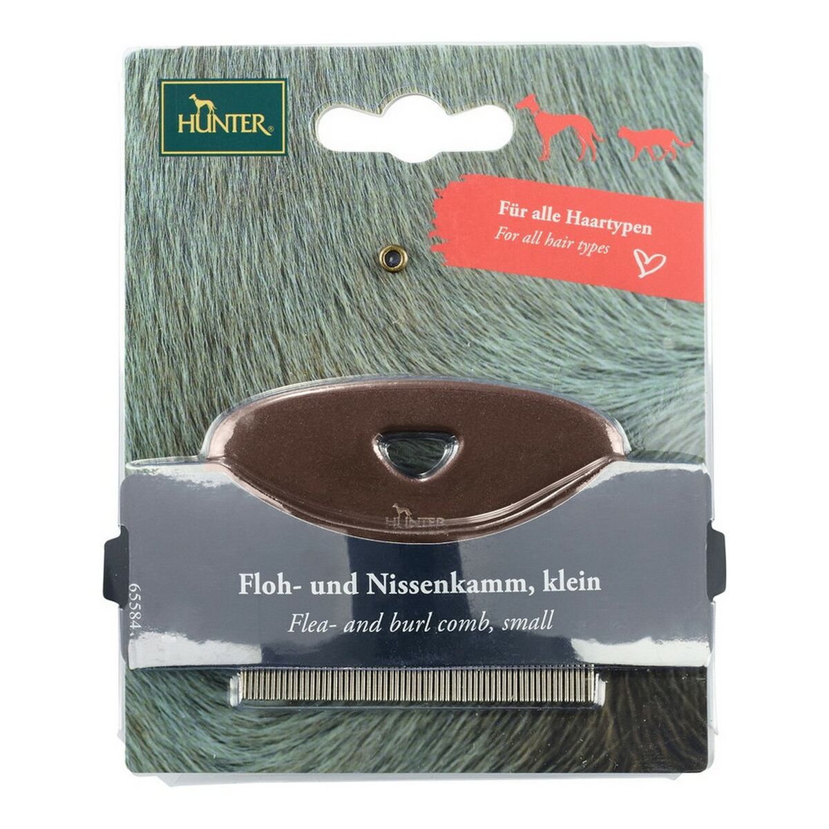 Spazzola per cani Hunter Controllo delle pulci
