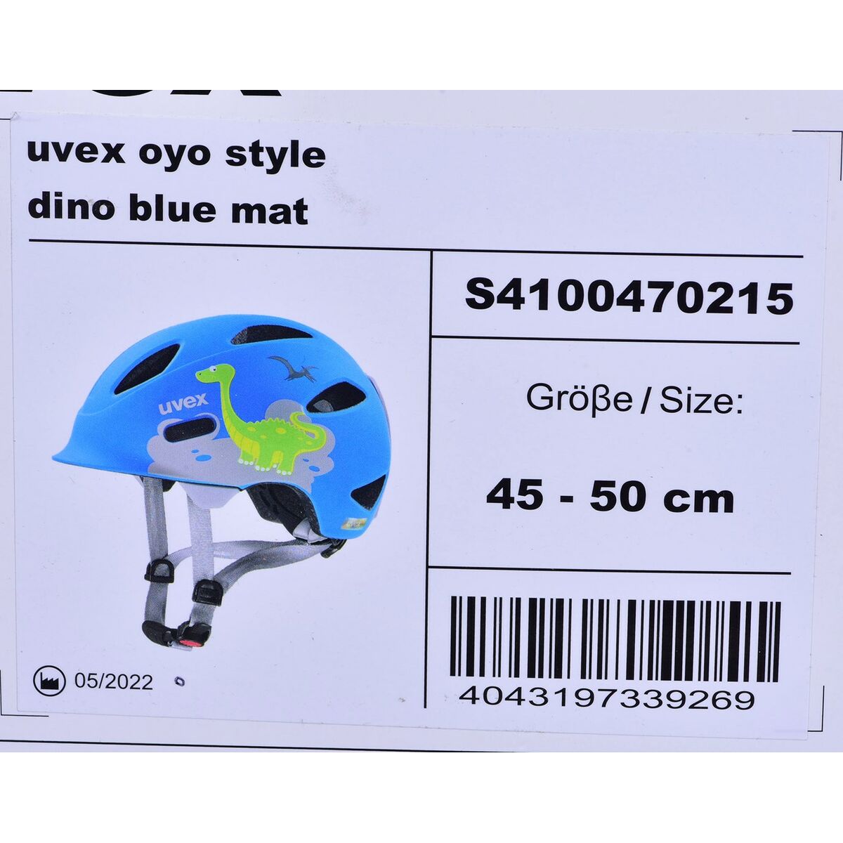 Casco da Ciclismo per Bambini Uvex 41/0/047/02/15 Azzurro Monocromatica 45-50 cm