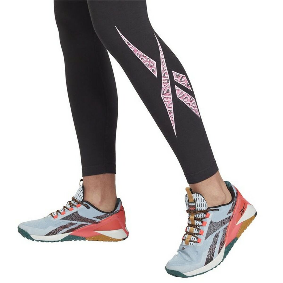 Leggings Sportivo da Donna Reebok Moder Safari Nero