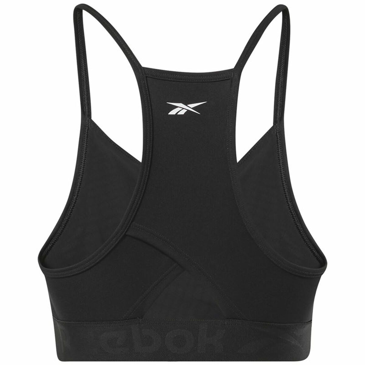 Reggiseno Sportivo Reebok Strappy Nero