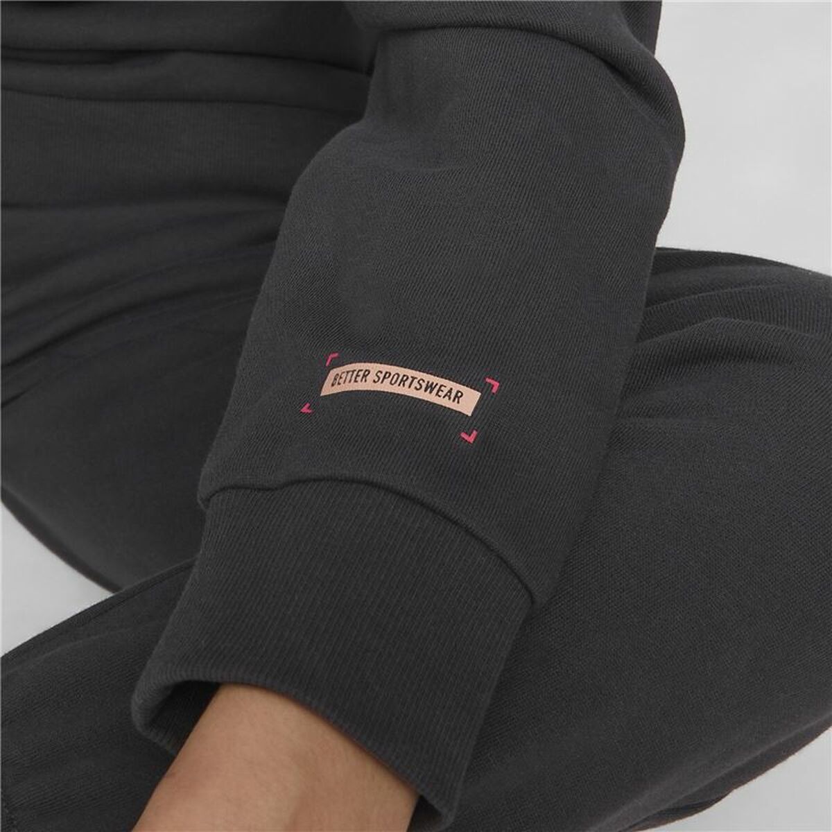 Felpa senza Cappuccio Donna Puma Better Nero