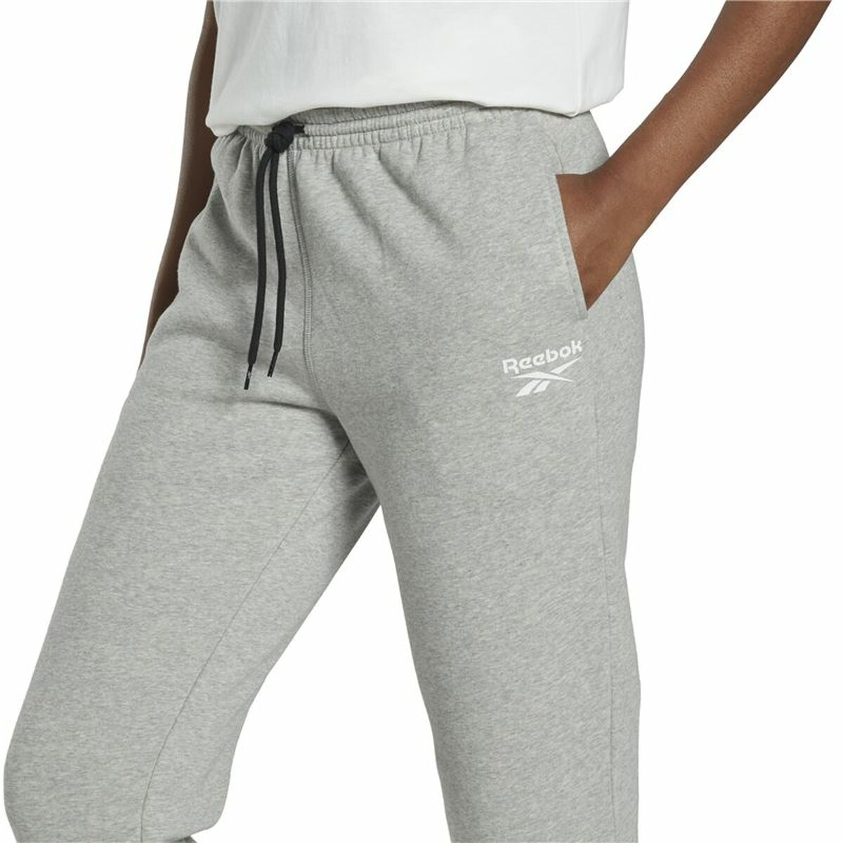 Pantalone Lungo Sportivo Reebok Identity Donna Grigio