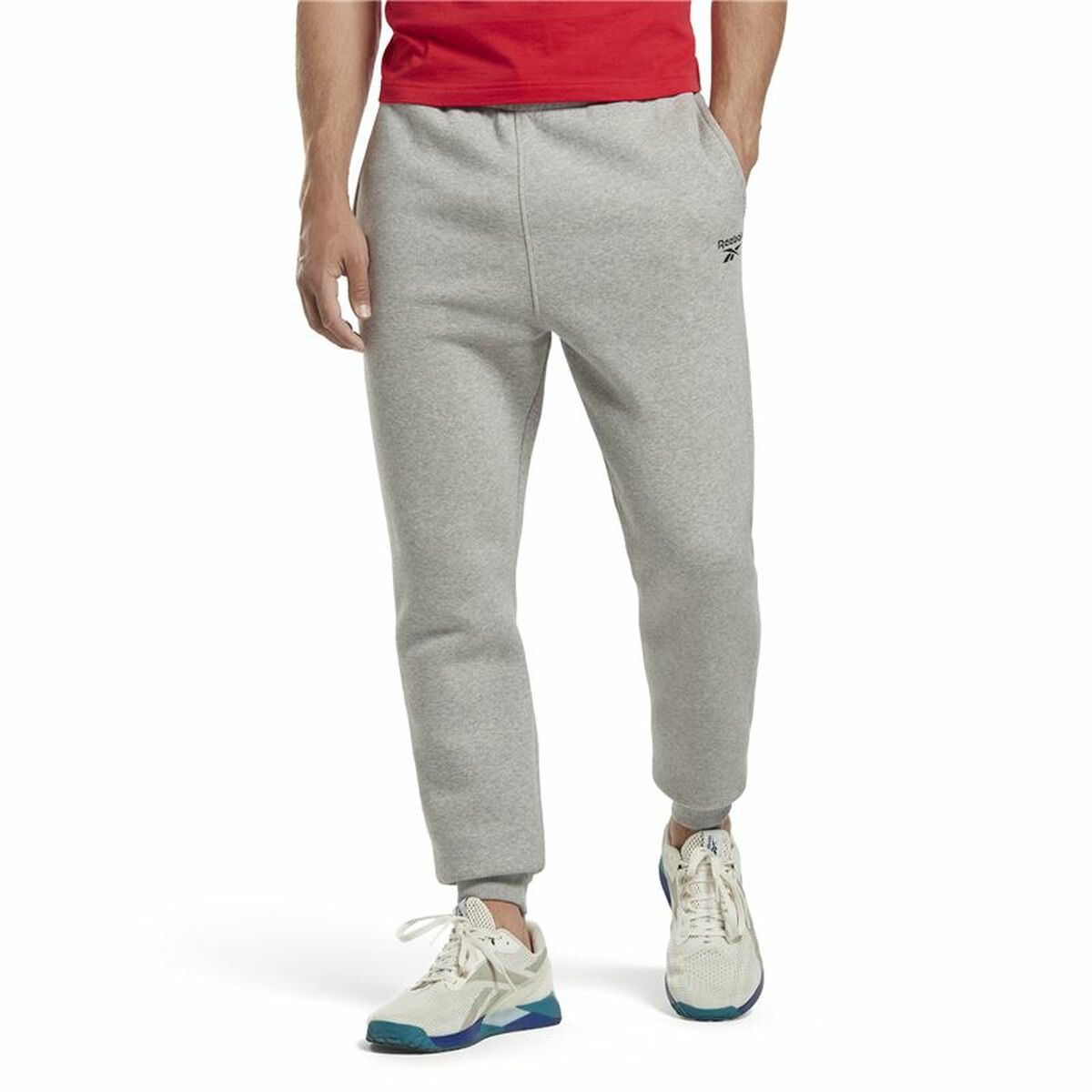 Pantalone di Tuta per Adulti Reebok Identity Grigio Uomo