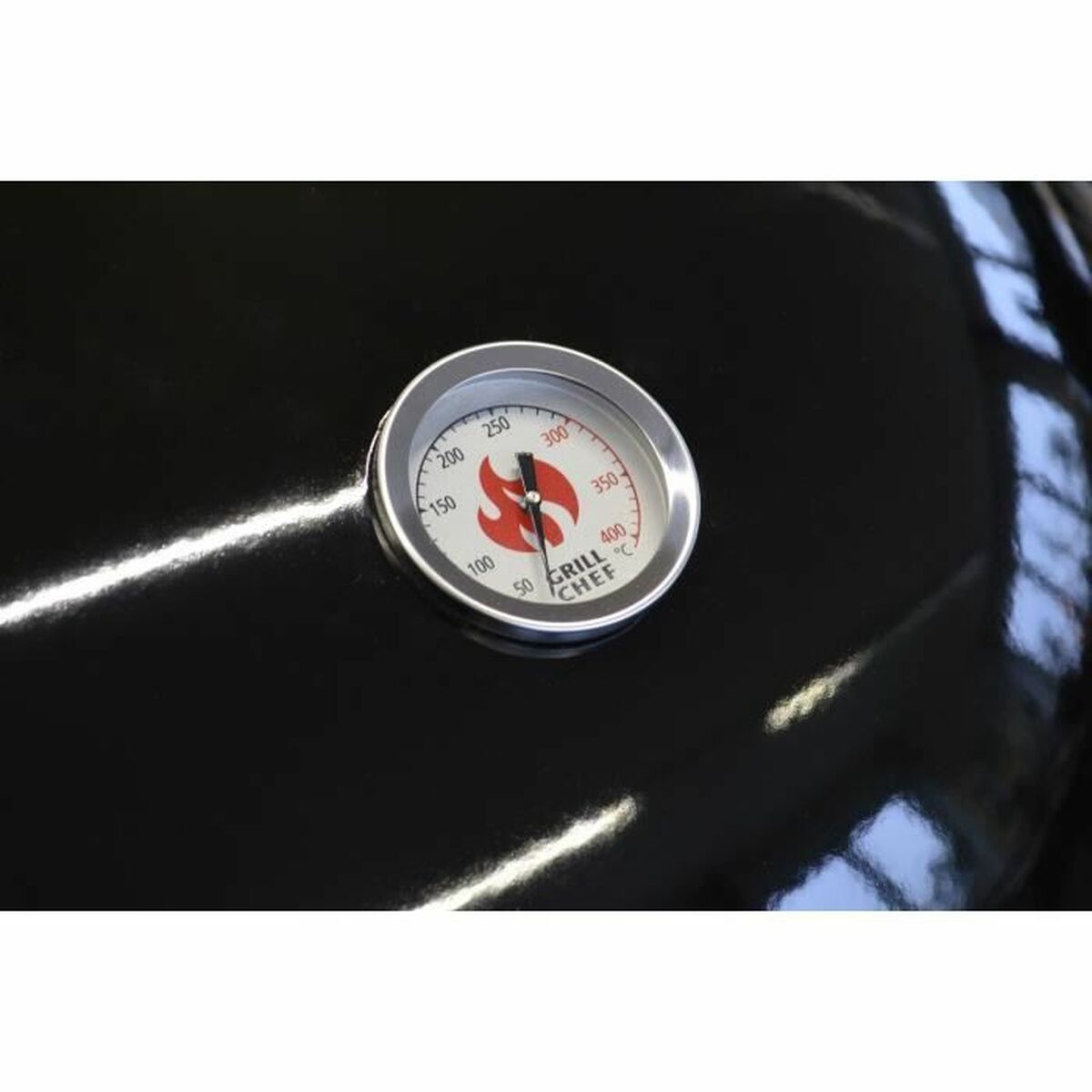 Barbecue a Carbone con Coperchio e Ruote Landmann 57 cm