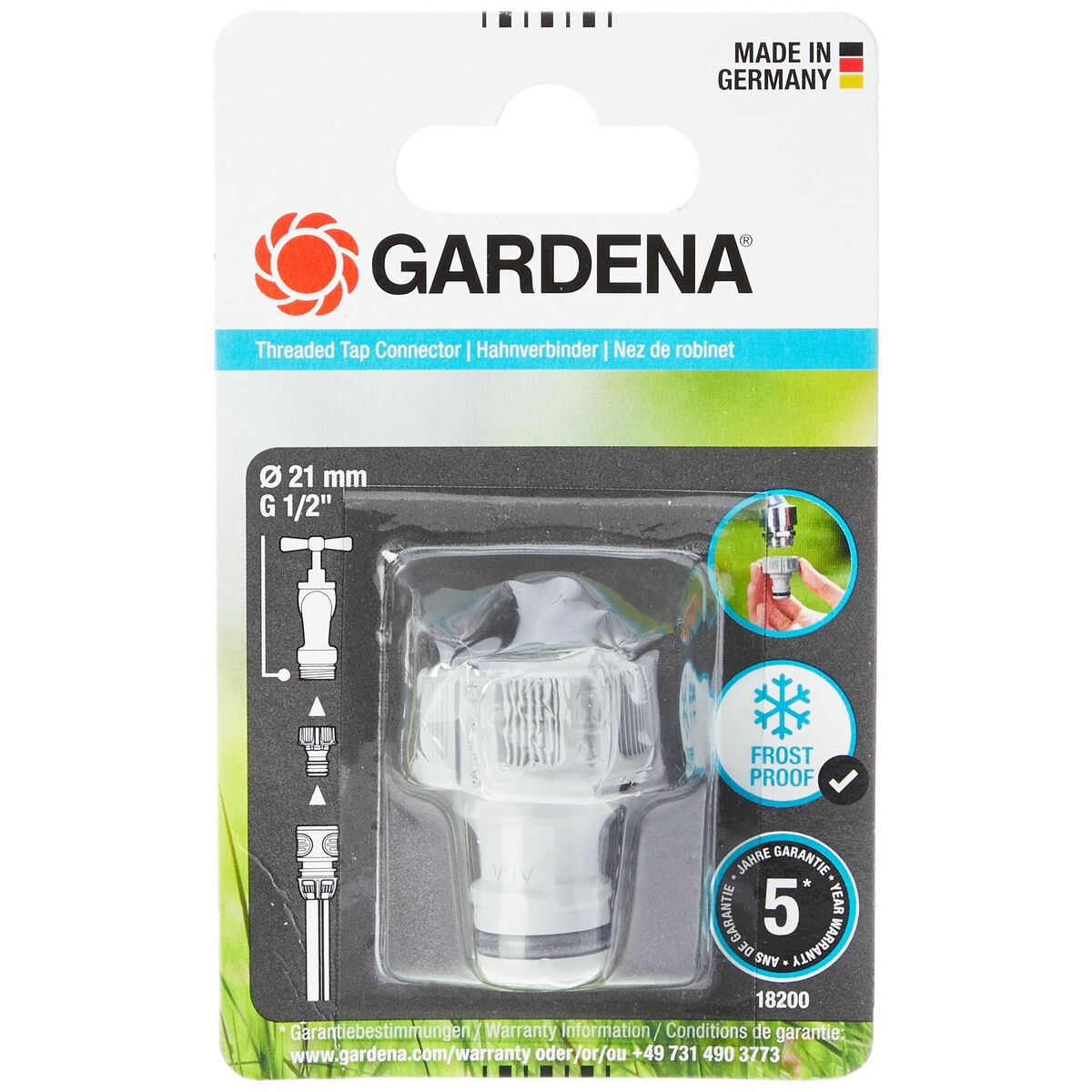 Bocchetta Gardena 18200-20 Adattatore (1/2")