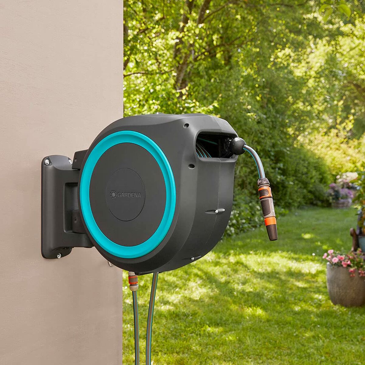 Avvolgitubo Gardena Rollup Automatico 25 m