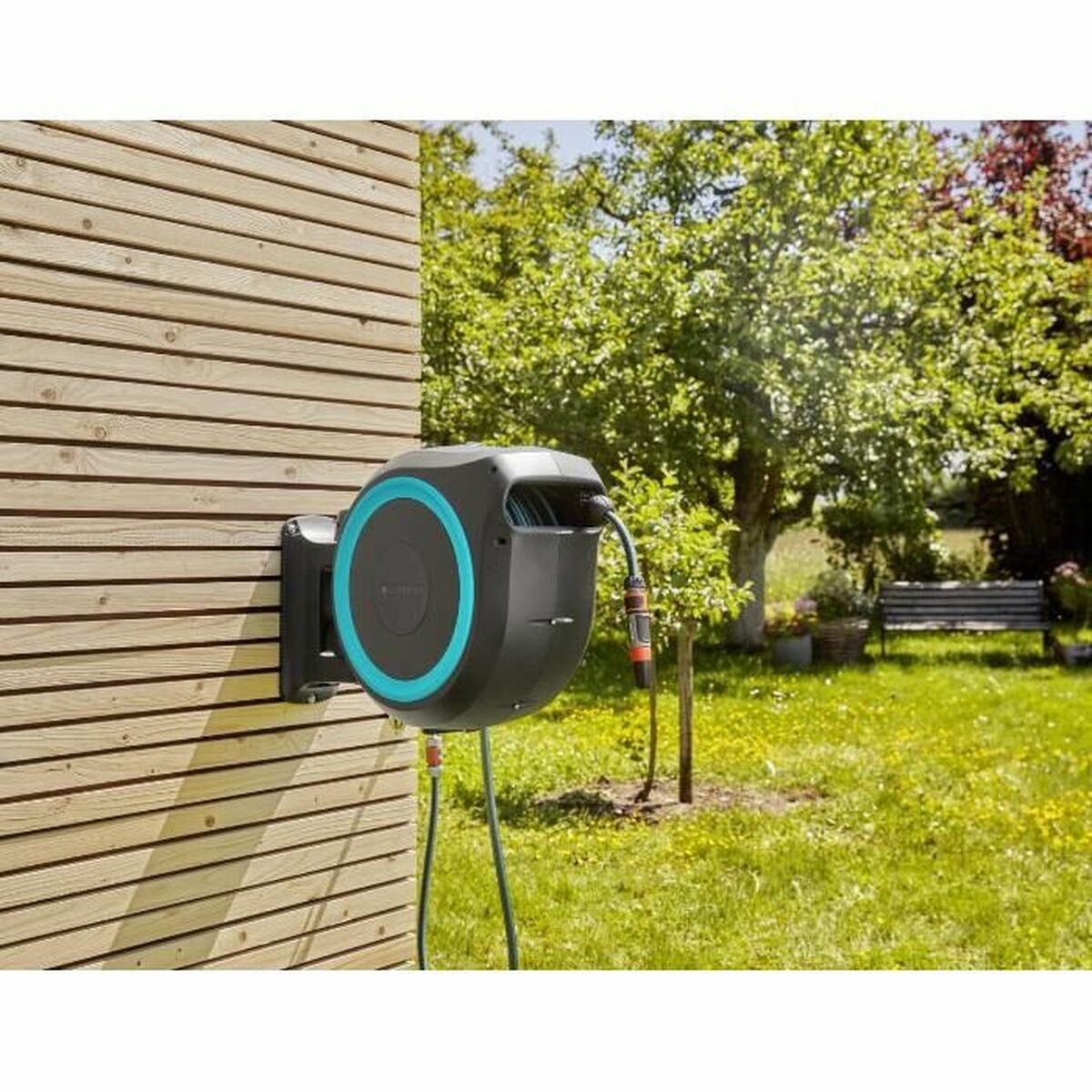 Avvolgitubo Gardena RollUp L Automatico Parete Ø 13 mm 30 m