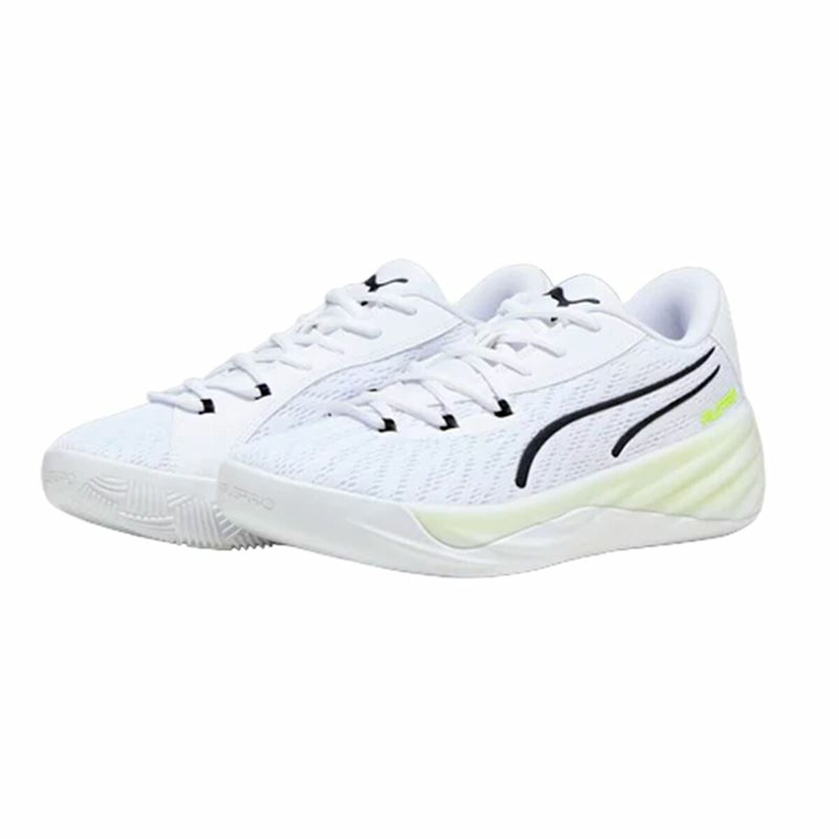Scarpe da Basket per Adulti Puma All-Pro Nitro Bianco