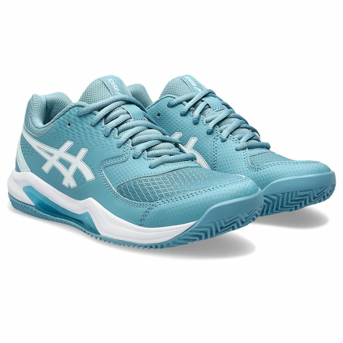 Scarpe da Tennis da Donna Asics Gel-Dedicate 8 Clay Azzurro Chiaro