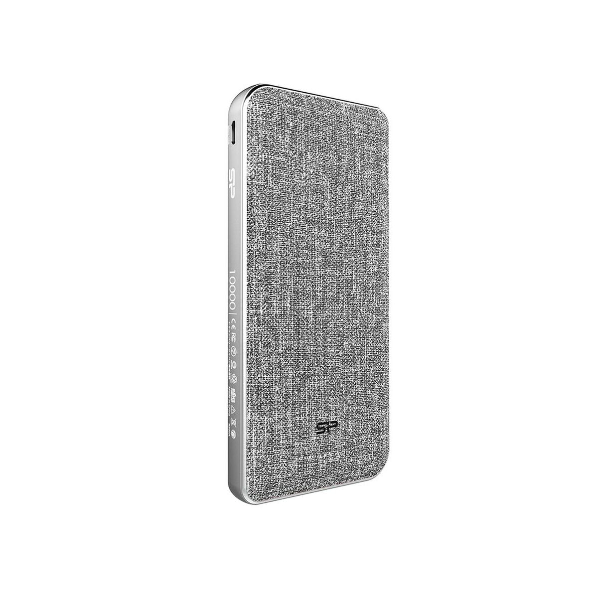 Power Bank Silicon Power QP77 Grigio Grigio chiaro 10000 mAh