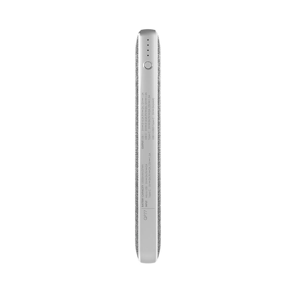 Power Bank Silicon Power QP77 Grigio Grigio chiaro 10000 mAh