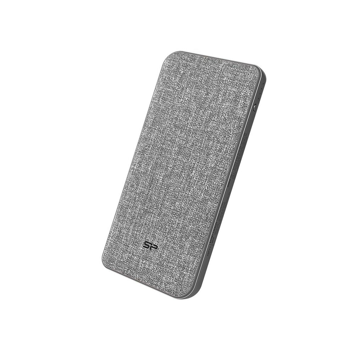 Power Bank Silicon Power QP77 Grigio Grigio chiaro 10000 mAh