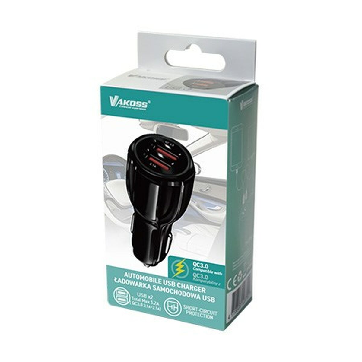 Caricatore portatile Vakoss TP-3273UK Nero Multicolore