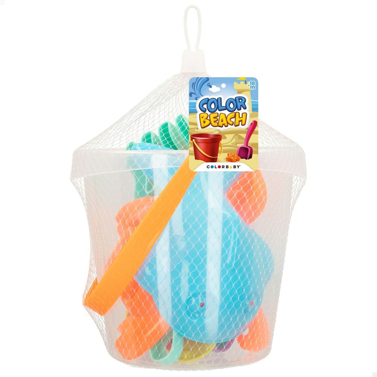 Set di giocattoli per il mare Colorbaby Ø 18 cm (24 Unità)