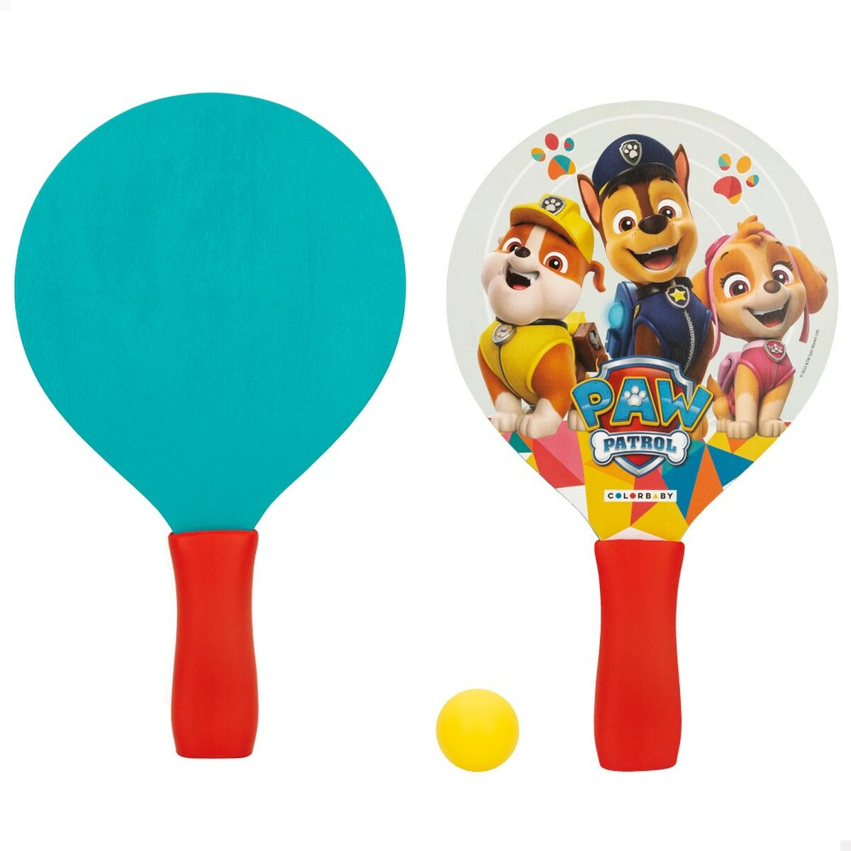 Palette da Spiaggia The Paw Patrol Legno 18,5 x 31,5 x 0,5 cm (12 Unità)