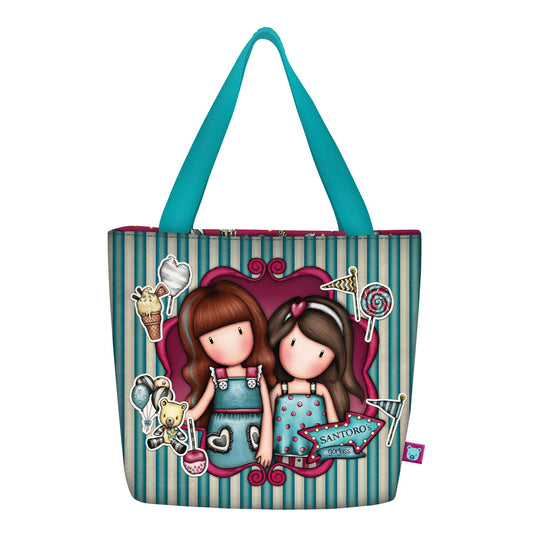 Borsa Gorjuss Fireworks Portamerenda Rosso Granato (24 x 29 x 10 cm)