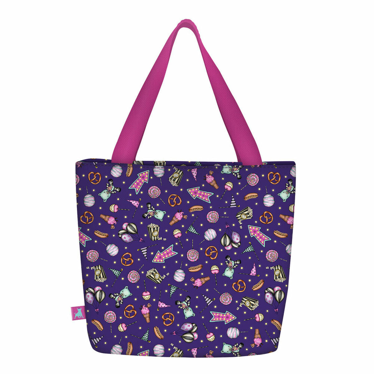 Borsa Gorjuss Up and away Portamerenda Viola (24 x 29 x 10 cm)