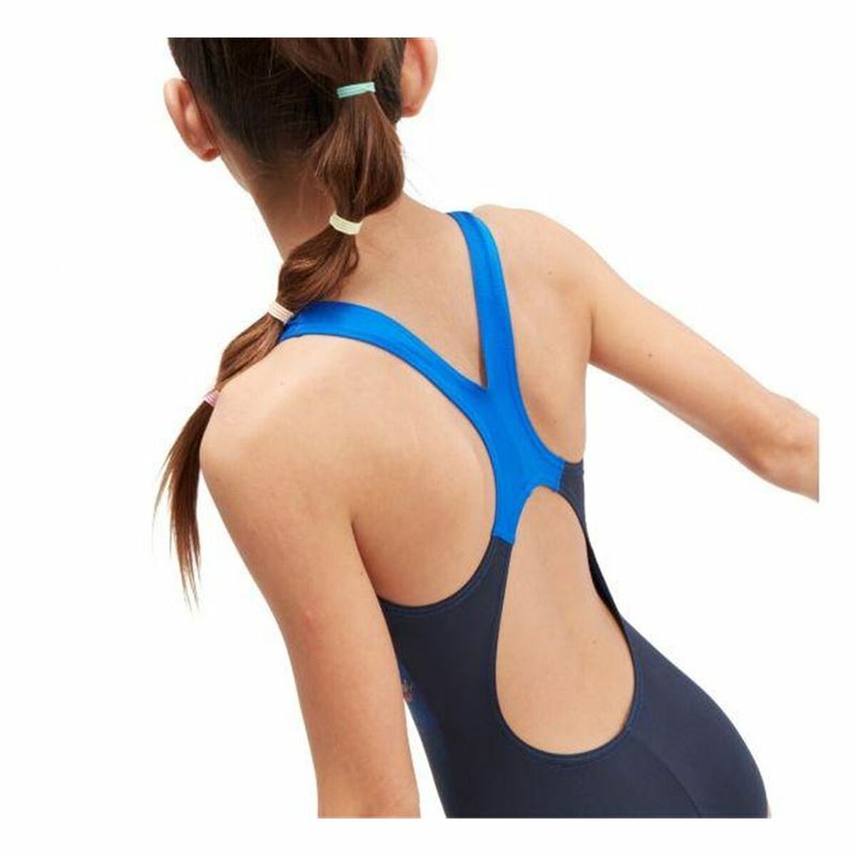 Costume da Bagno Bambina Speedo Digital Placement Azzurro