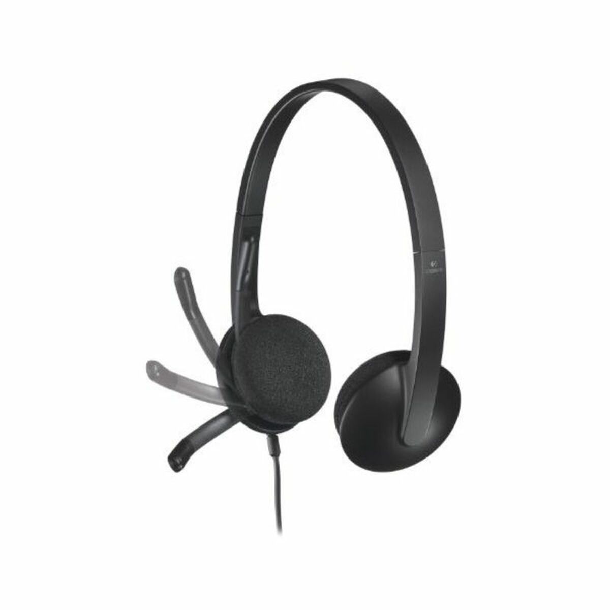 Auricolari con Microfono Logitech 981-000475           USB 1,8 m Nero