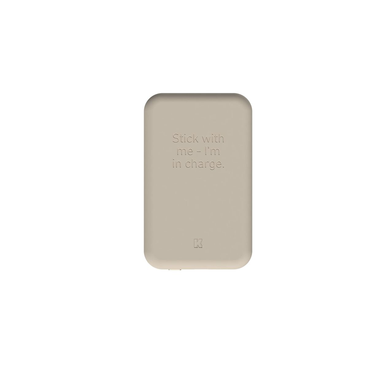 Power Bank con Caricabatterie senza fili Kreafunk Marrone 5000 mAh