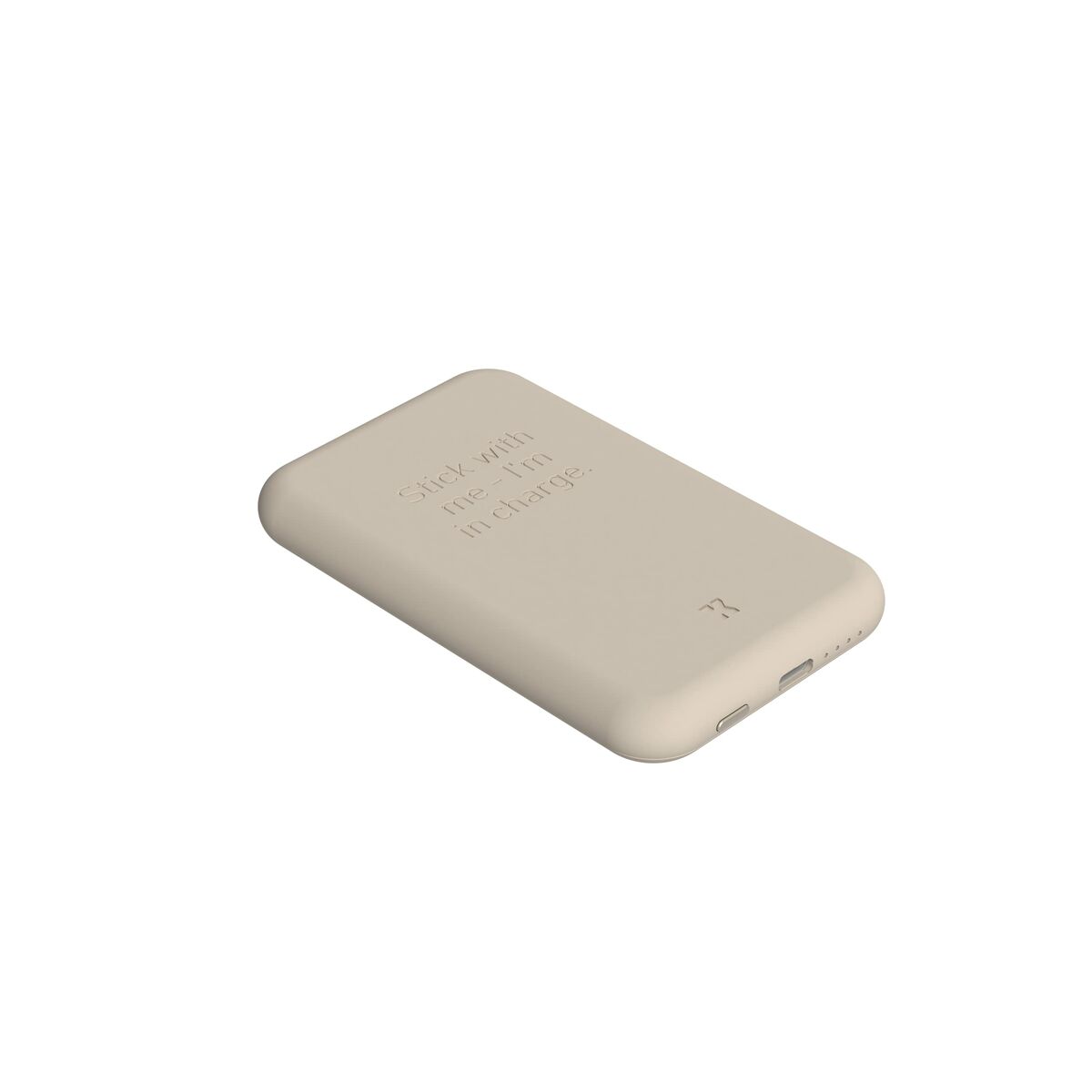 Power Bank con Caricabatterie senza fili Kreafunk Marrone 5000 mAh