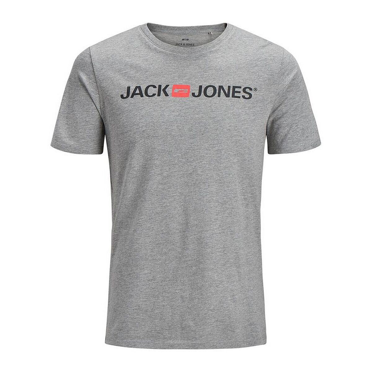 Maglia a Maniche Corte Uomo JJECORP LOGO TEE SS Jack & Jones 12137126 Grigio