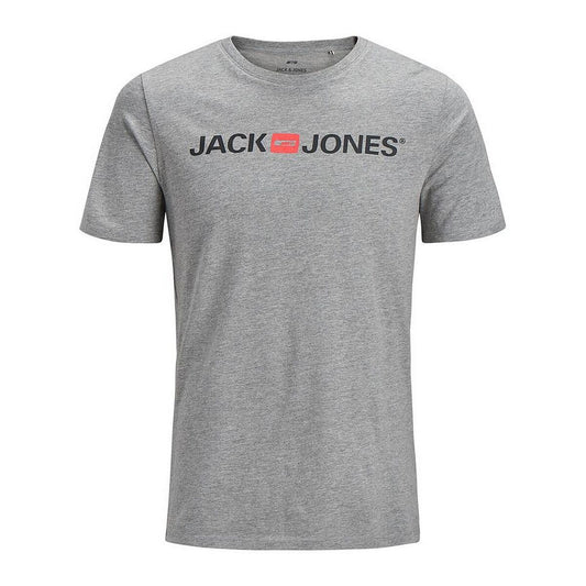 Maglia a Maniche Corte Uomo JJECORP LOGO TEE SS Jack & Jones 12137126 Grigio