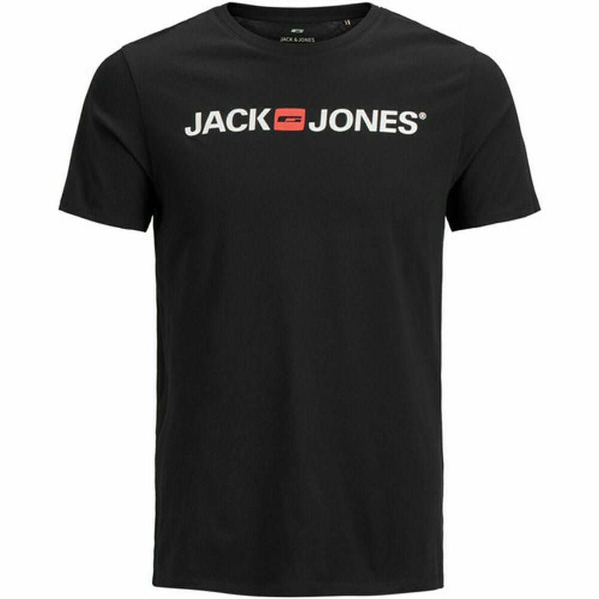 Maglia a Maniche Corte Uomo JJECORP LOGO TEE SS Jack & Jones 12137126 Nero