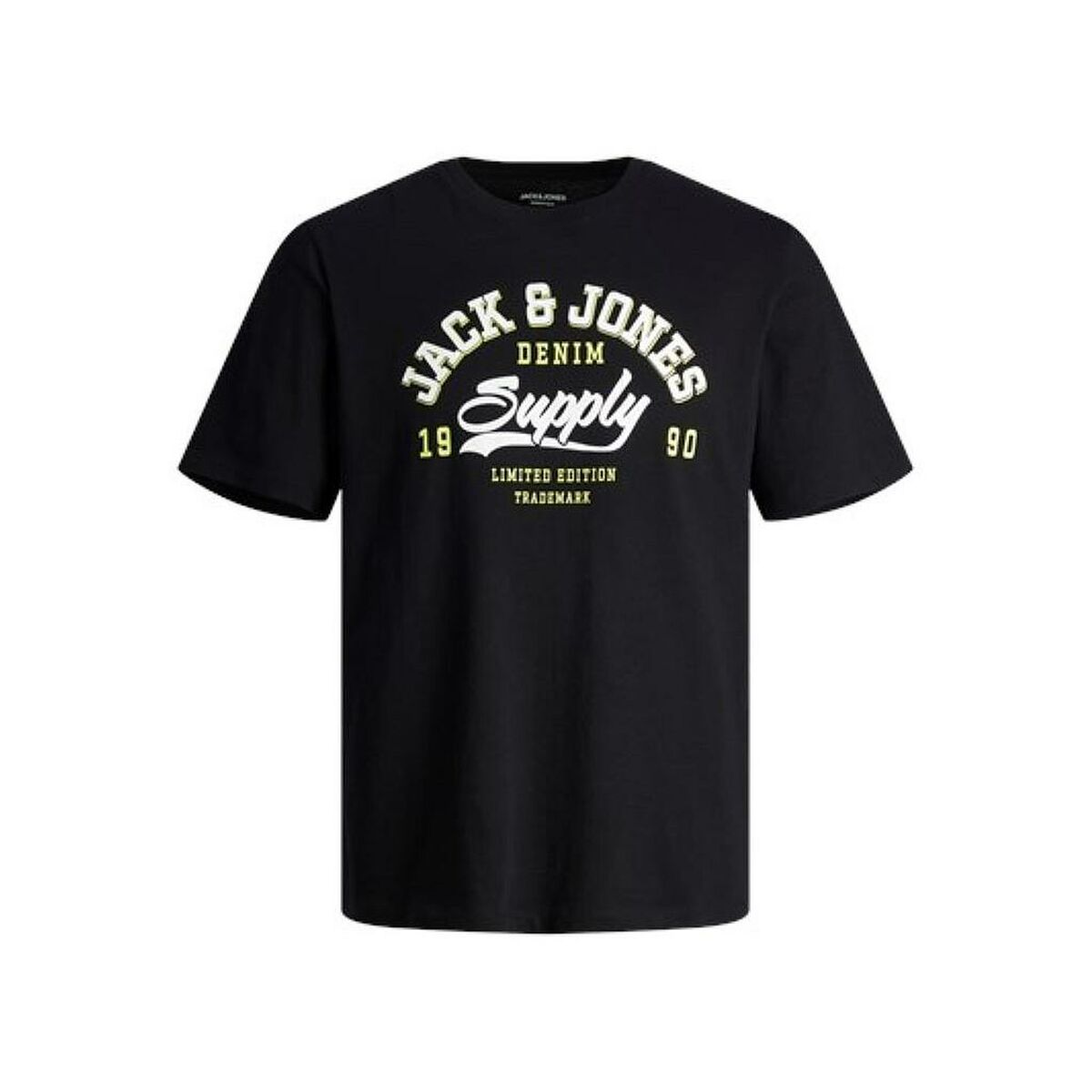 Maglia a Maniche Corte Uomo Jack & Jones JJELOGO TEE SS 12246690 Nero