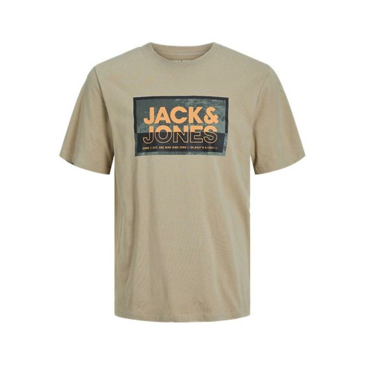 Maglia a Maniche Corte Uomo Jack & Jones COLOGAN TEE SS 12253442  Marrone