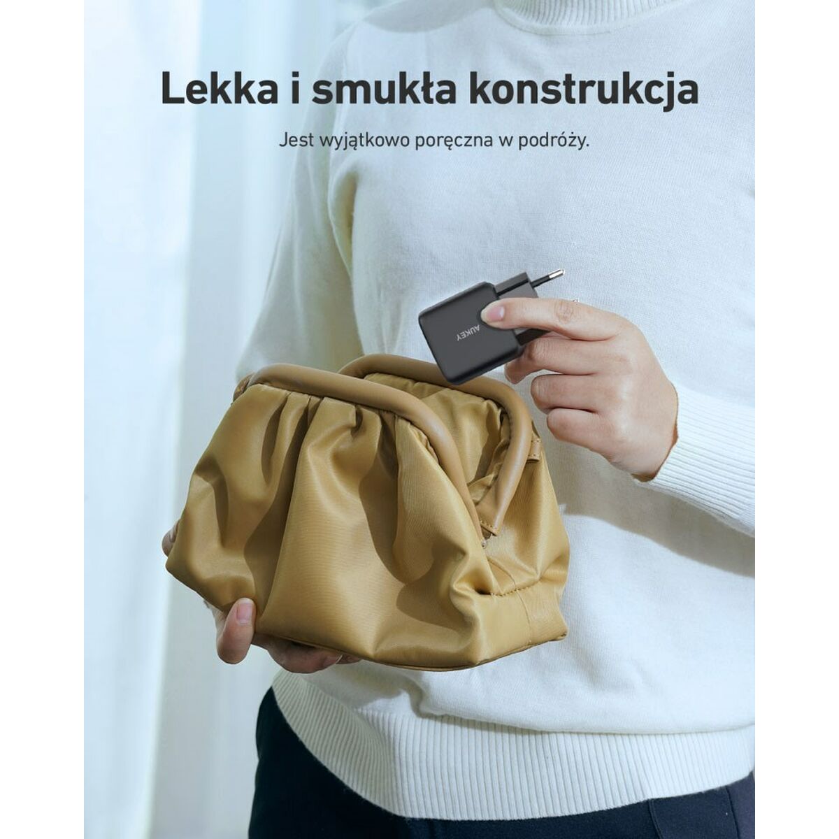 Caricabatterie da Parete Aukey PA-R1 Black Nero 20 W