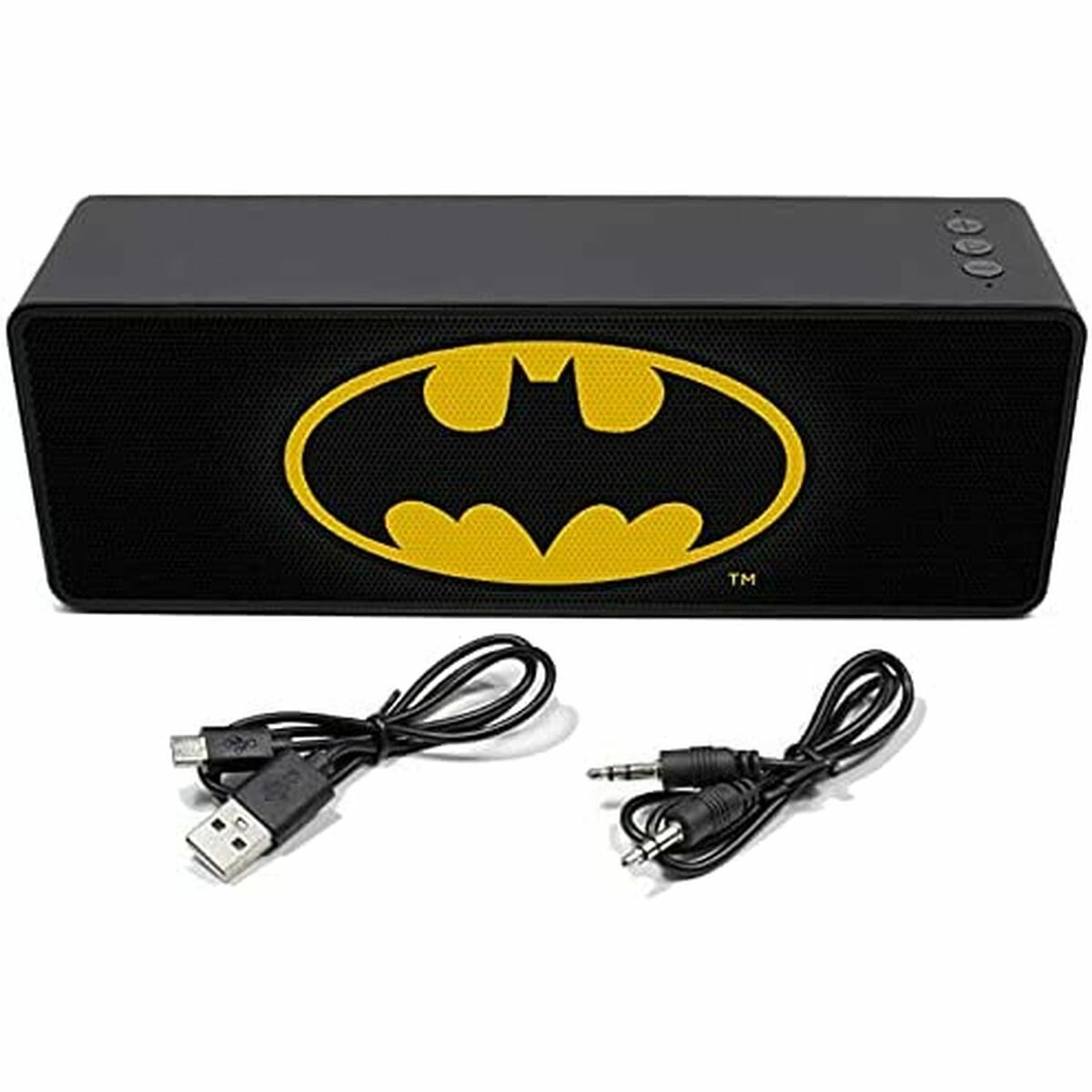 Altoparlante Bluetooth Portatile DC Comics Altavoz Bt stereo 2.1 portátil inalambrico 10W Batman 001 DC negro Multicolore
