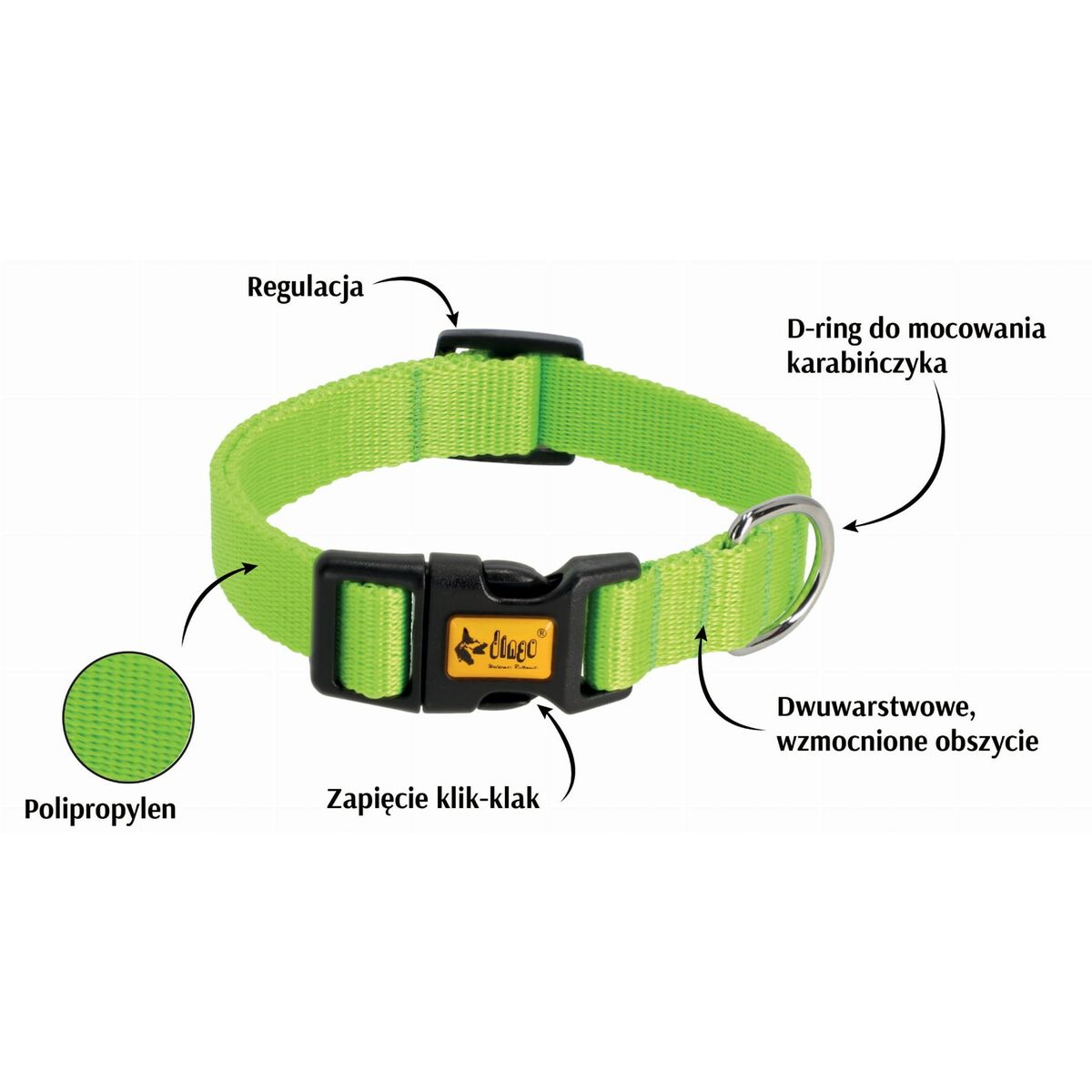 Collare per Cani Dingo 14767 Porpora 49 cm 31 cm